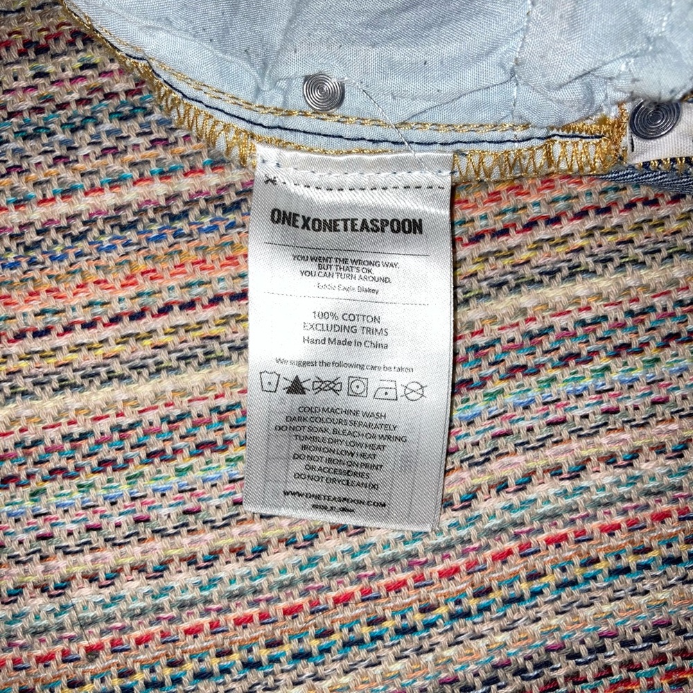 ONE X ONE TEASPOON Bandits Shorts, Size 27 - Picture 10 of 12